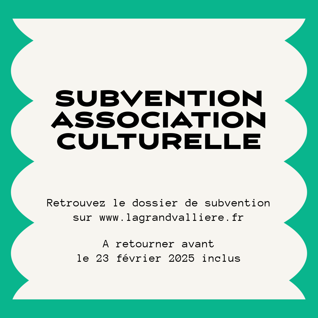 Subvention association culturelle 2025